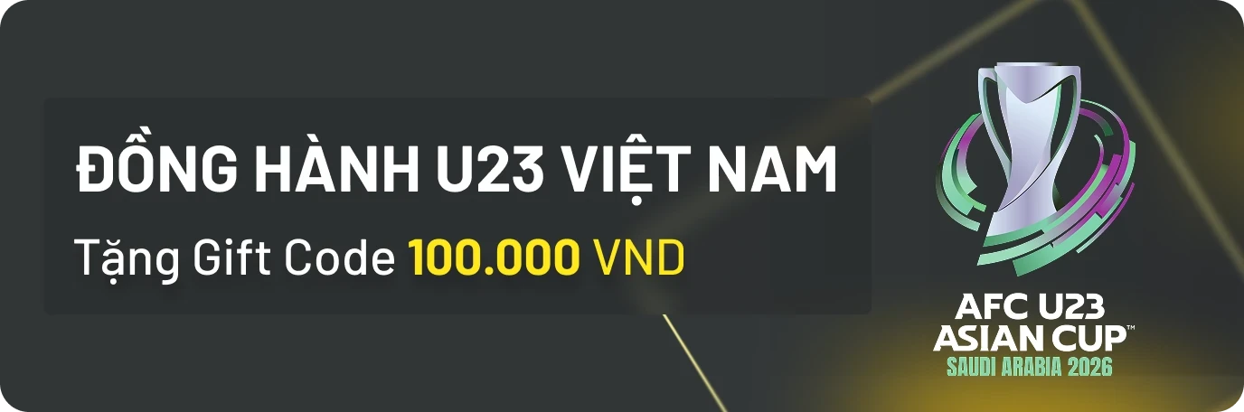 TX88 Tặng Gift Code 100,000 VND khi U23 Việt Nam giành vé vào Bán Kết (16/01/2026)